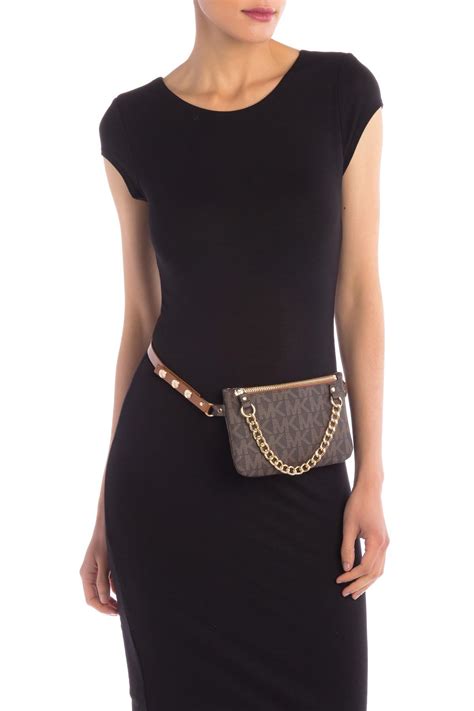 pull chain michael kors belt bag|michael kors belt make small.